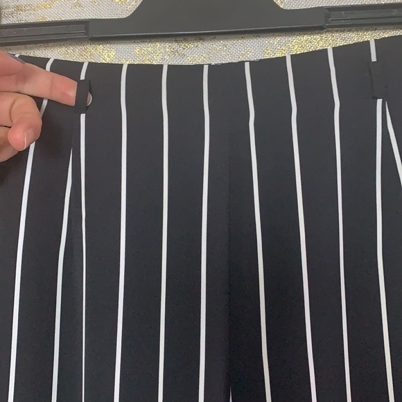 BIANCA Nygard Petite black/white striped dress pants size 10 - Picture 4 of 10
